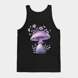 Purple Mushroom Tank Top